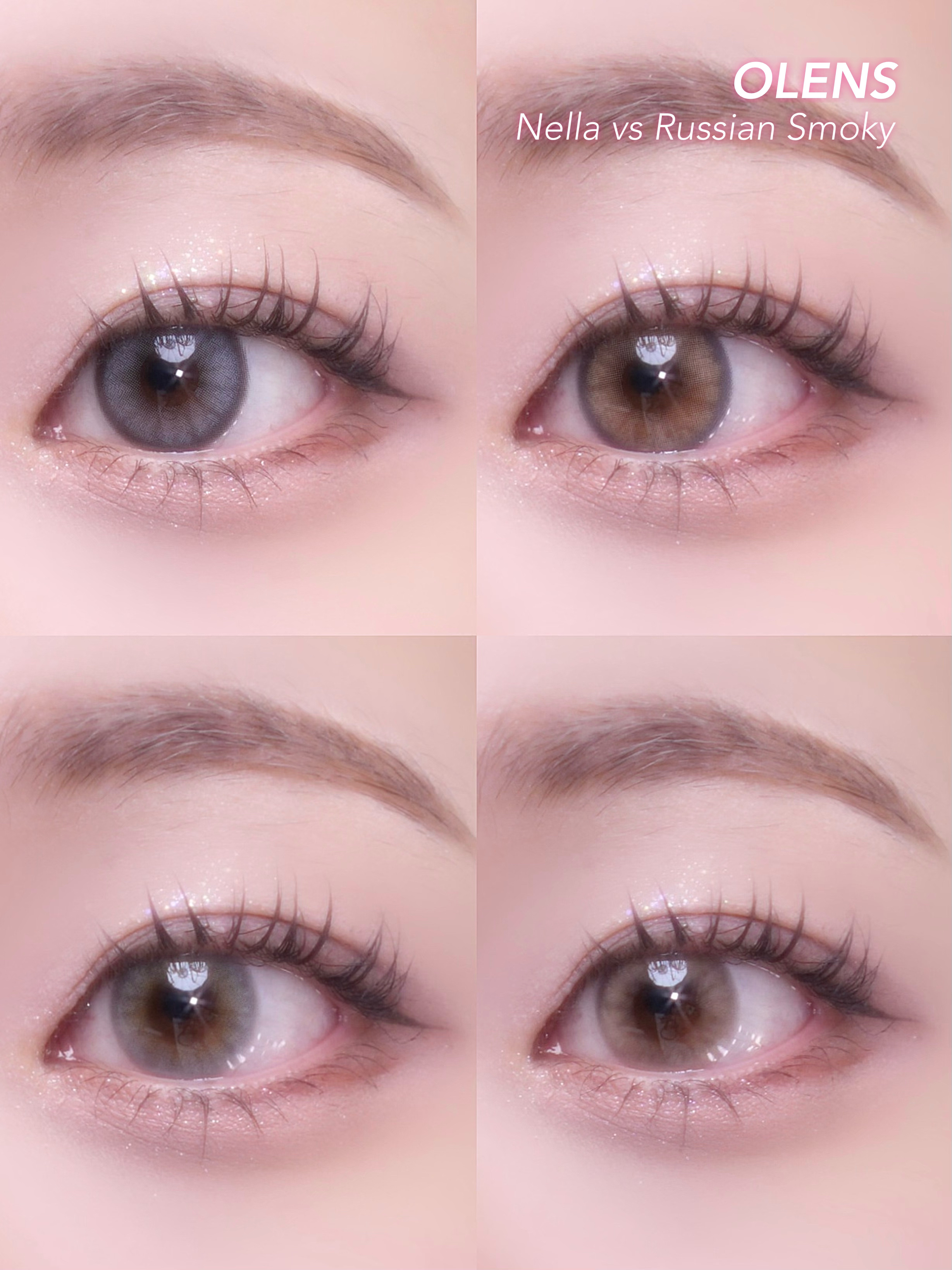 ロシアンスモーキー/OLENS/カラーコンタクトレンズを使ったクチコミ（1枚目）