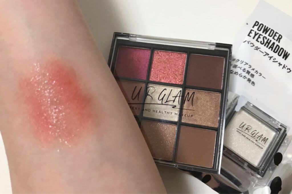 UR GLAM　POWDER EYESHADOW/U R GLAM/単色アイシャドウを使ったクチコミ（3枚目）