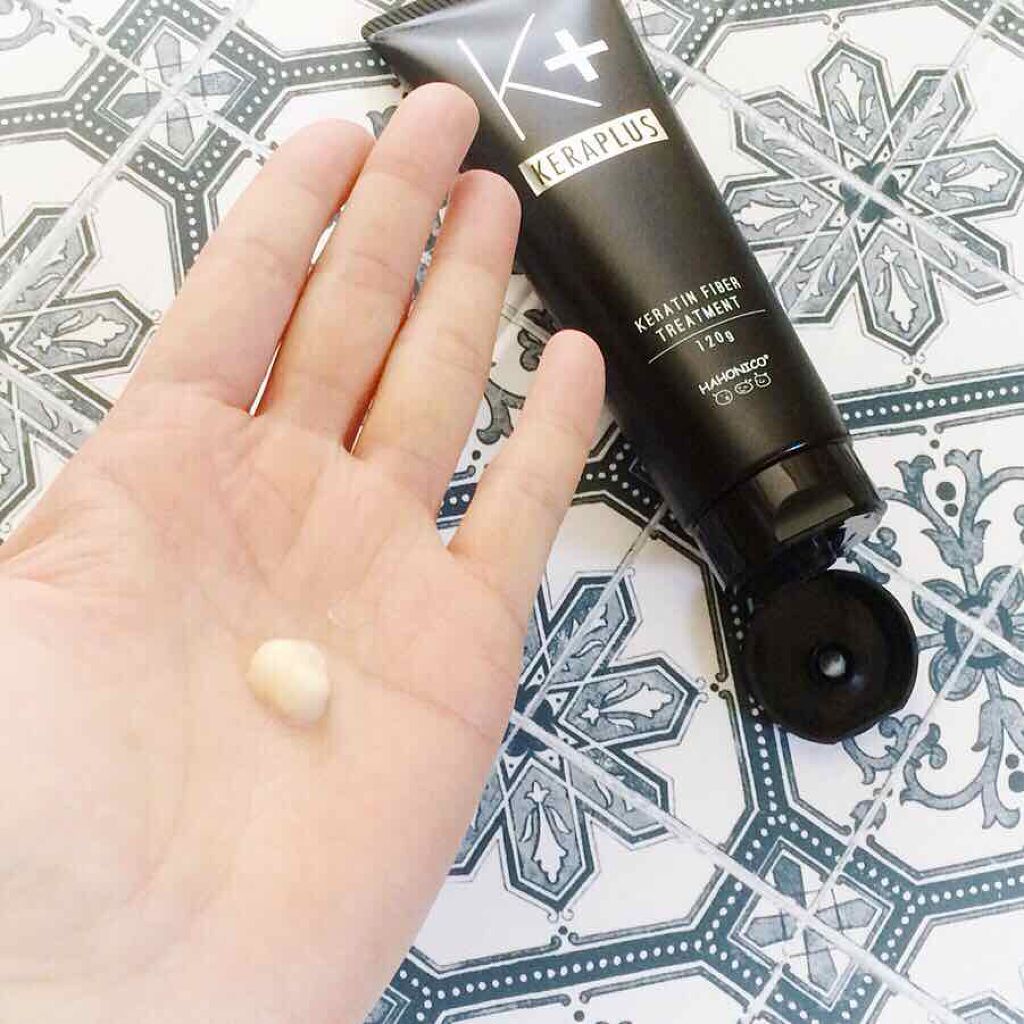 ハホニコ ケラプラス ファイバートリートメント/HAHONICO/洗い流すヘアトリートメントを使ったクチコミ(1枚目)