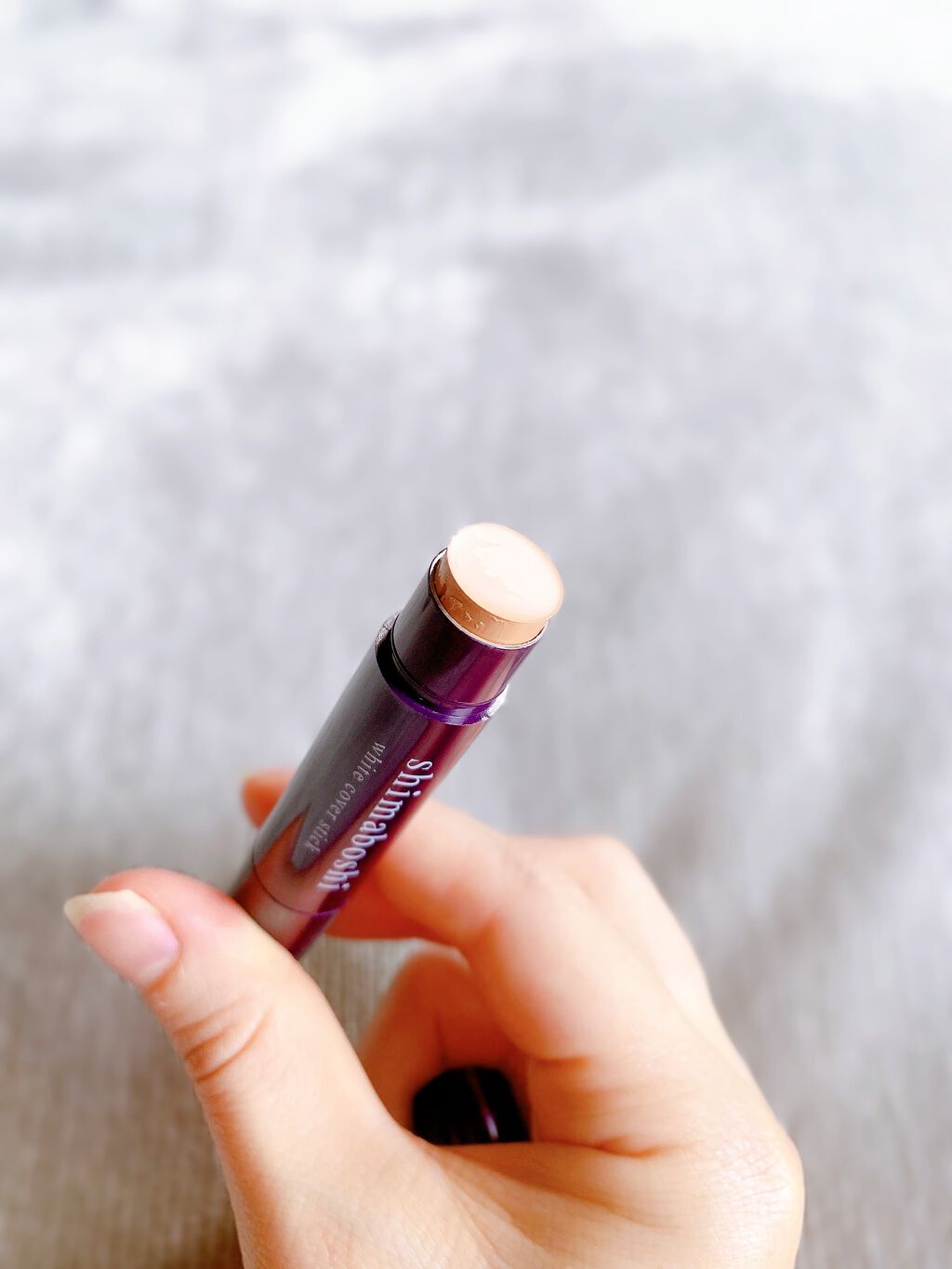 ホワイトカバースティック/shimaboshi/化粧下地を使ったクチコミ(4枚目)