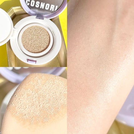 パンテノールバリアクッション/COSNORI/クッションファンデーションを使ったクチコミ(4枚目)