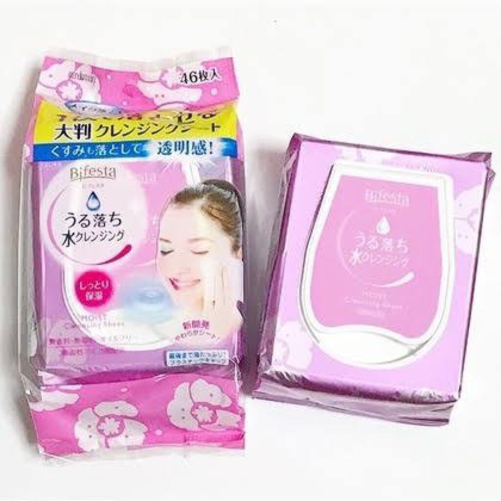 ミセラークレンジングシート セラムモイスト/ビフェスタ/クレンジングシートを使ったクチコミ（1枚目）