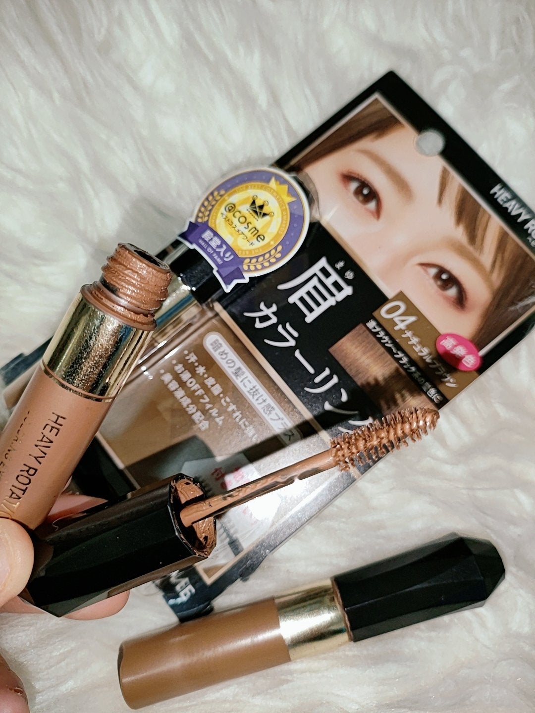 カラーリングアイブロウ/ヘビーローテーション/眉マスカラを使ったクチコミ(3枚目)