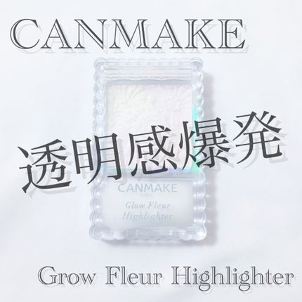 グロウフルールハイライター/キャンメイク/パウダーハイライトを使ったクチコミ(1枚目)