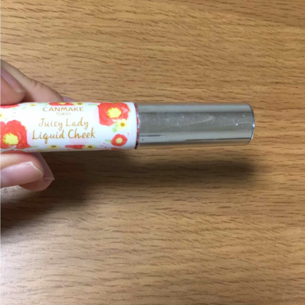 ジューシーレディリキッドチーク/キャンメイク/リキッドチークを使ったクチコミ(1枚目)