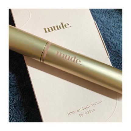 トゥルーアイラッシュセラム/mude/まつげ美容液を使ったクチコミ(1枚目)