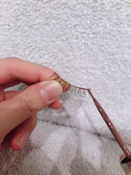 アイラッシュグルー アイラッシュグルー ブラウン/ミッシュブルーミン/つけまつげを使ったクチコミ(3枚目)