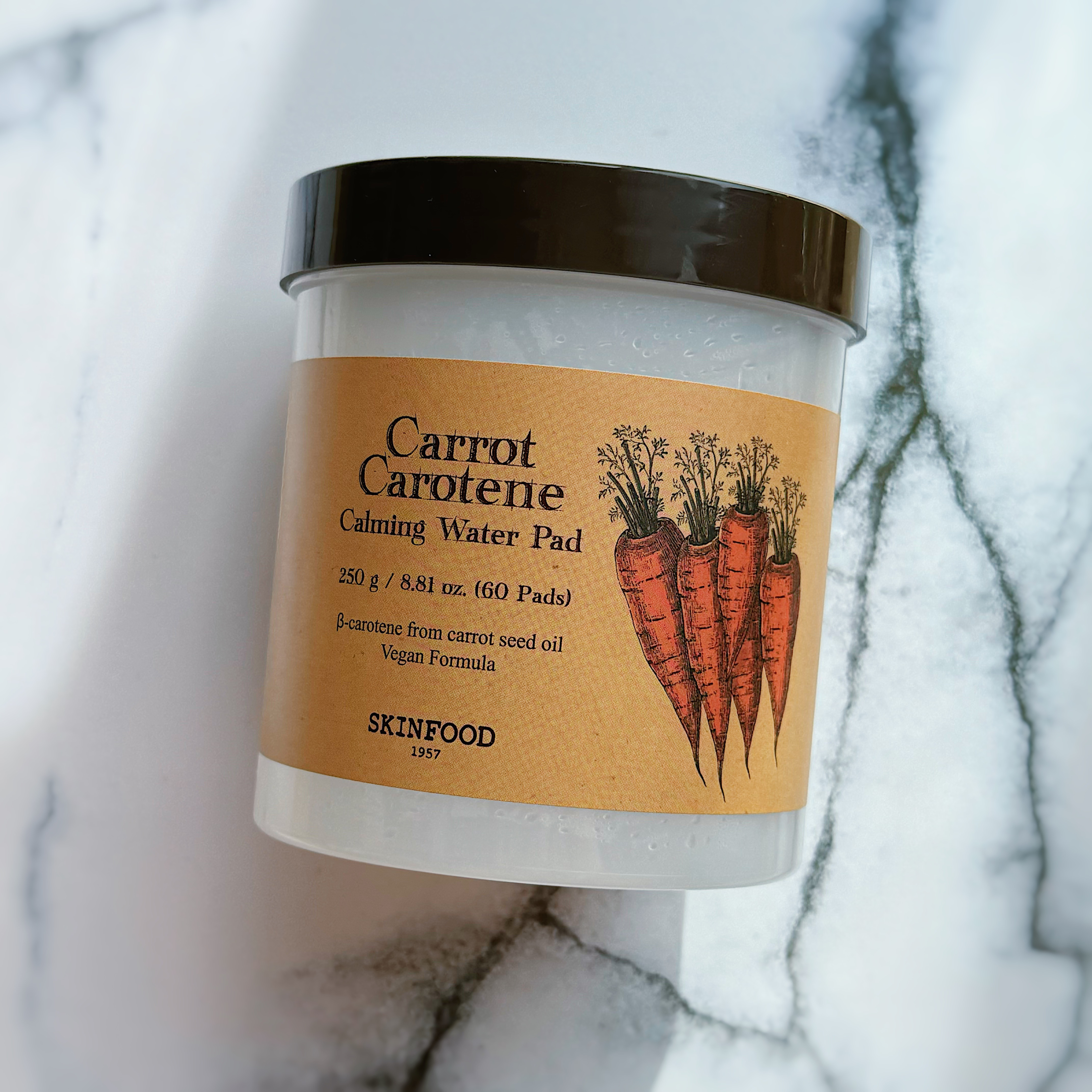 キャロットカロテン カーミングウォーターパッド/SKINFOOD/トナーパッドを使ったクチコミ（1枚目）