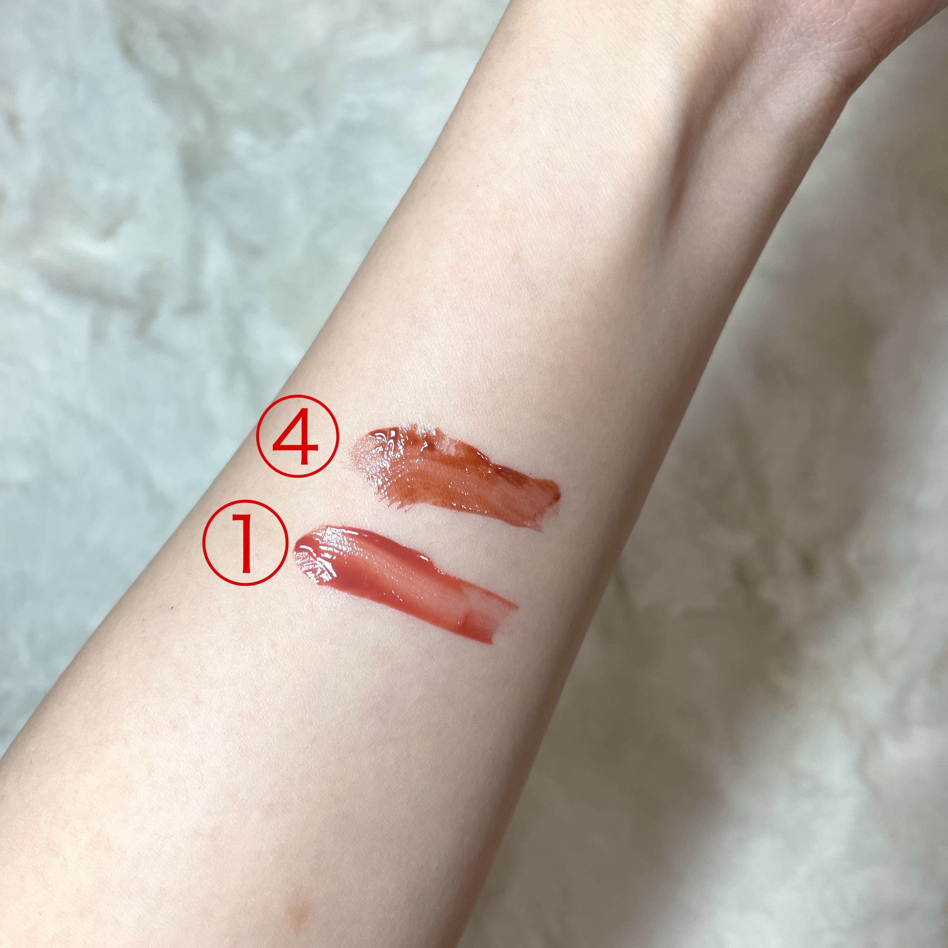 グロウラッピングティント/LIPGUARDIAN/リップティントを使ったクチコミ（3枚目）