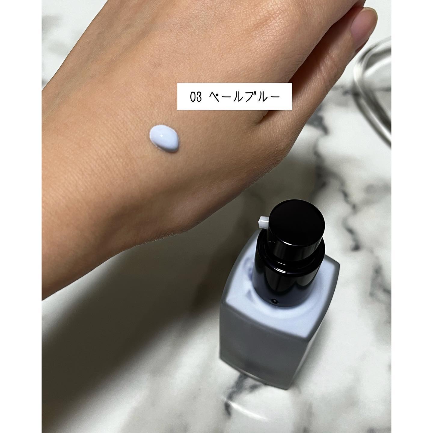 カラーコレクティングプライマー 03ペールブルー/VDL/化粧下地を使ったクチコミ（2枚目）