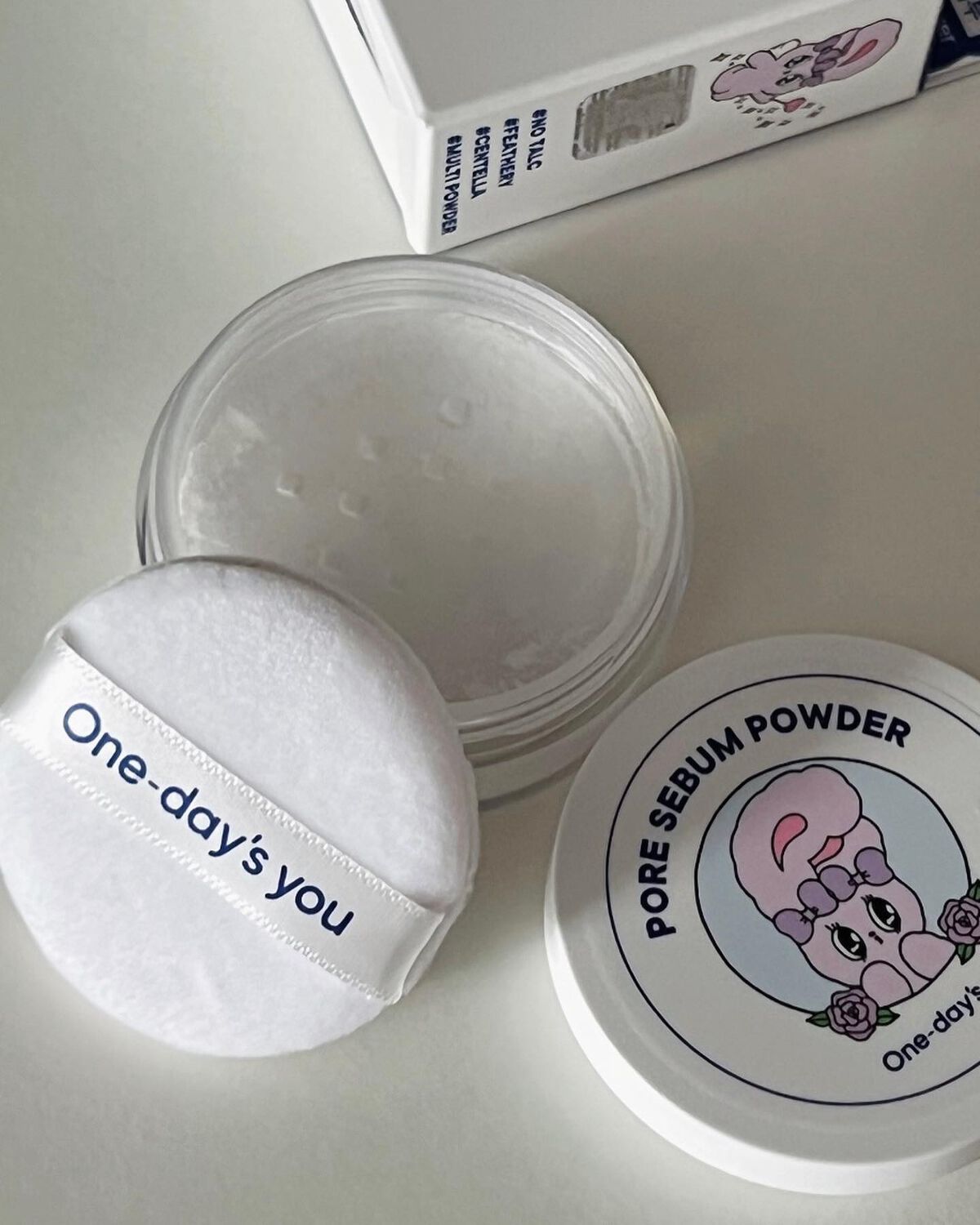 ポアセバムパウダー/One-day's you/ルースパウダーを使ったクチコミ(5枚目)