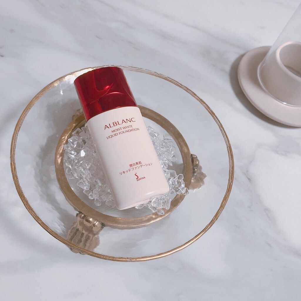 潤白美肌リキッドファンデーション/ALBLANC/リキッドファンデーションを使ったクチコミ(1枚目)