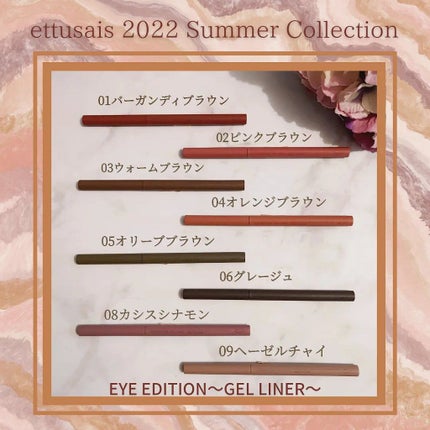 エテュセ ラスティング ジェルライナー/ettusais/ジェルアイライナーを使ったクチコミ(1枚目)