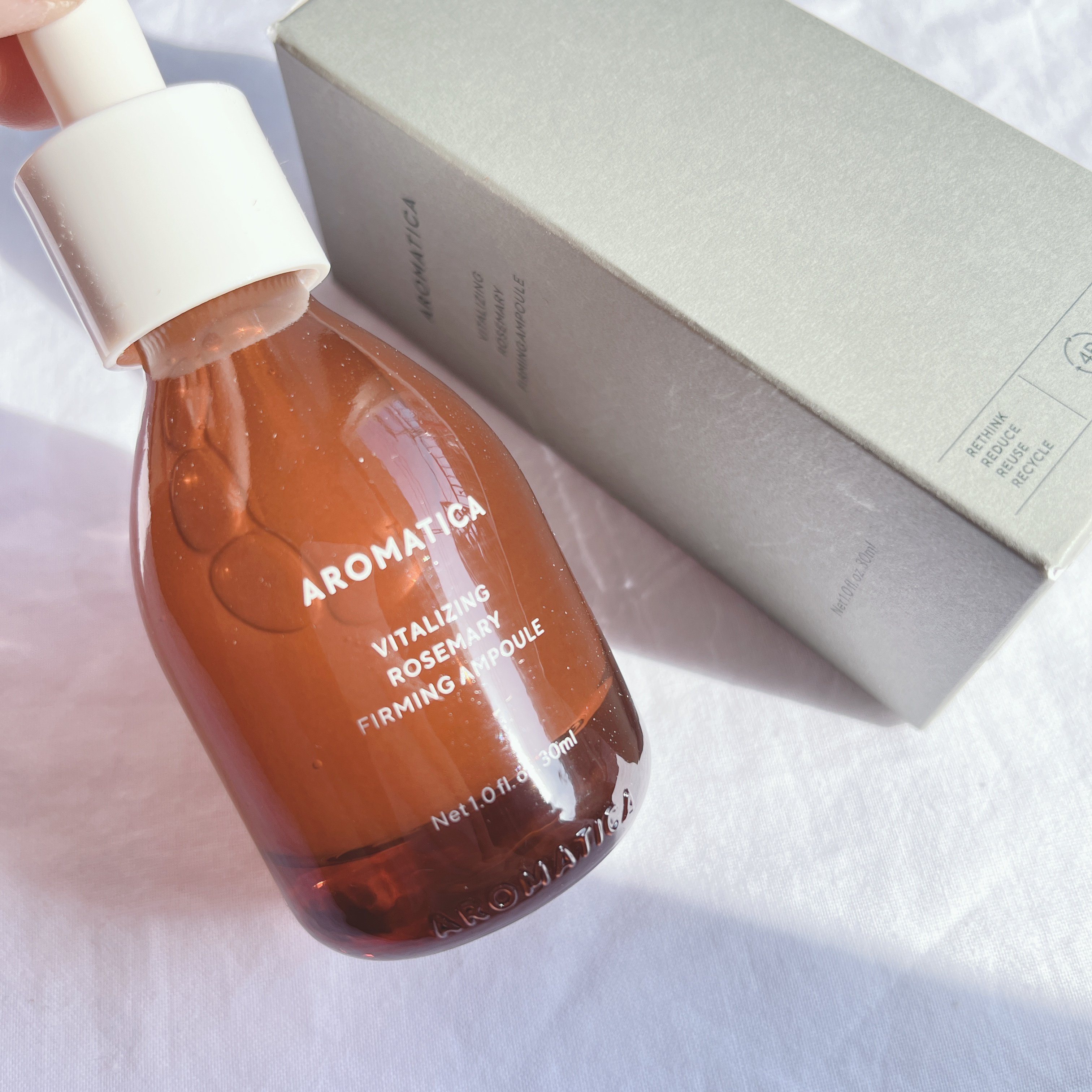 バイタライジング ローズマリー ファーミング アンプル/AROMATICA/美容液を使ったクチコミ（3枚目）