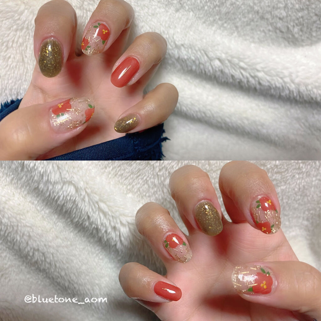 ジェルネイル（ライト対応）/セリア/ジェルネイルを使ったクチコミ（1枚目）