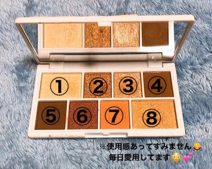 ミニチョコレートアイシャドウパレット/MAKEUP REVOLUTION/アイシャドウパレットを使ったクチコミ(2枚目)