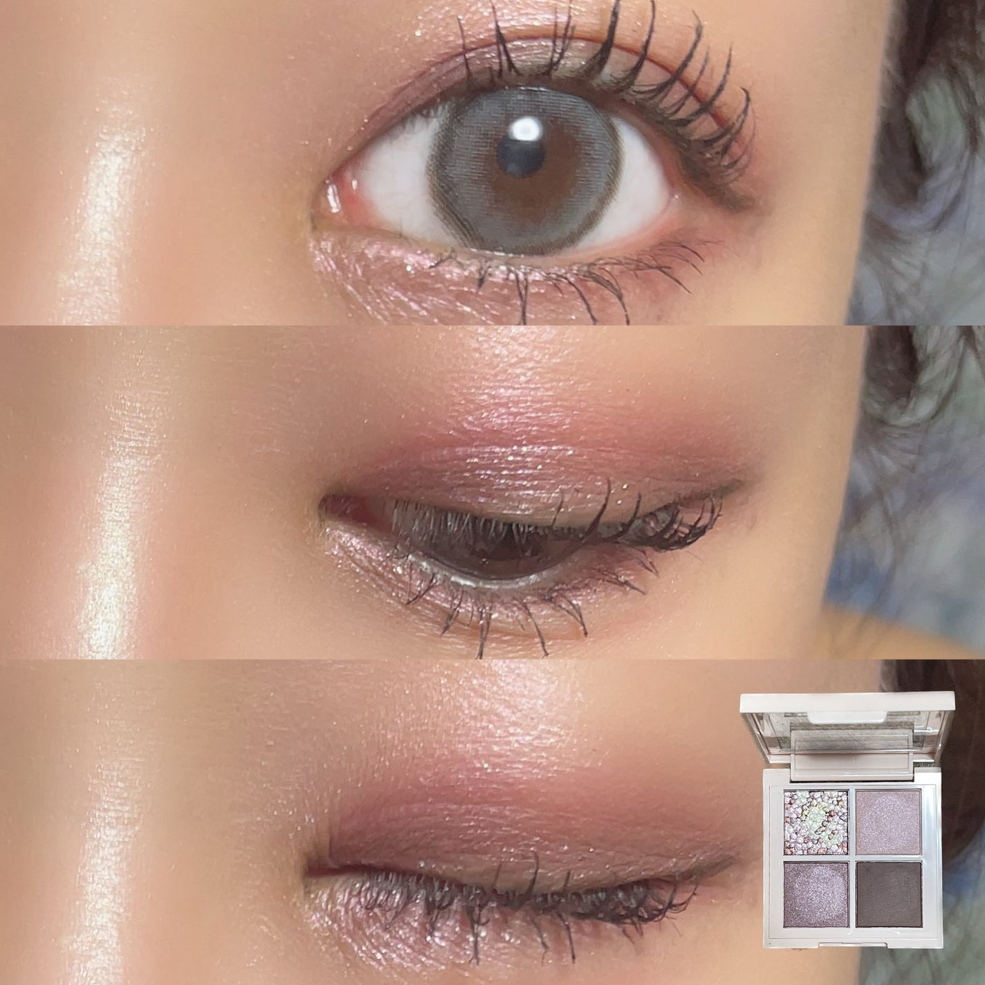 レブロン ダズル アイシャドウ クアッド/REVLON/アイシャドウパレットを使ったクチコミ(1枚目)