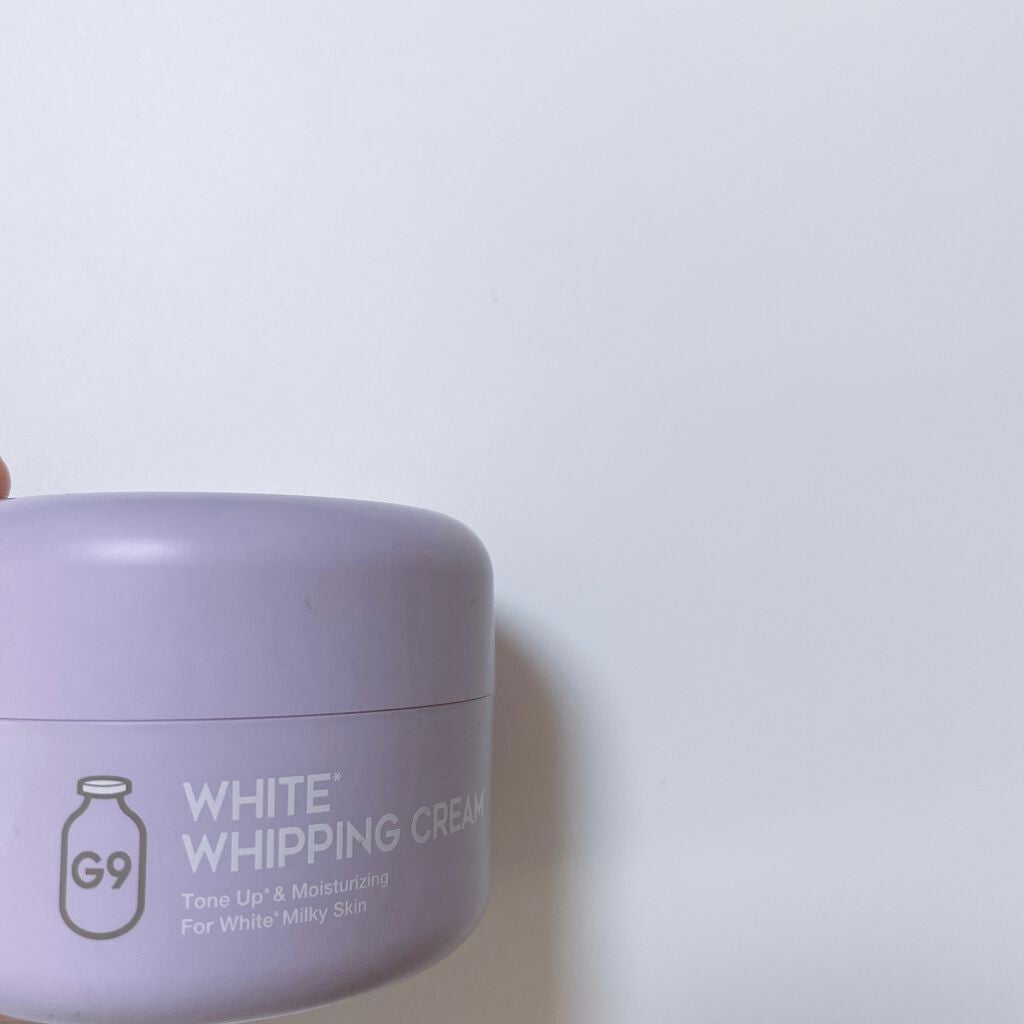 WHITE WHIPPING CREAM(ウユクリーム)/G9SKIN/化粧下地を使ったクチコミ(3枚目)