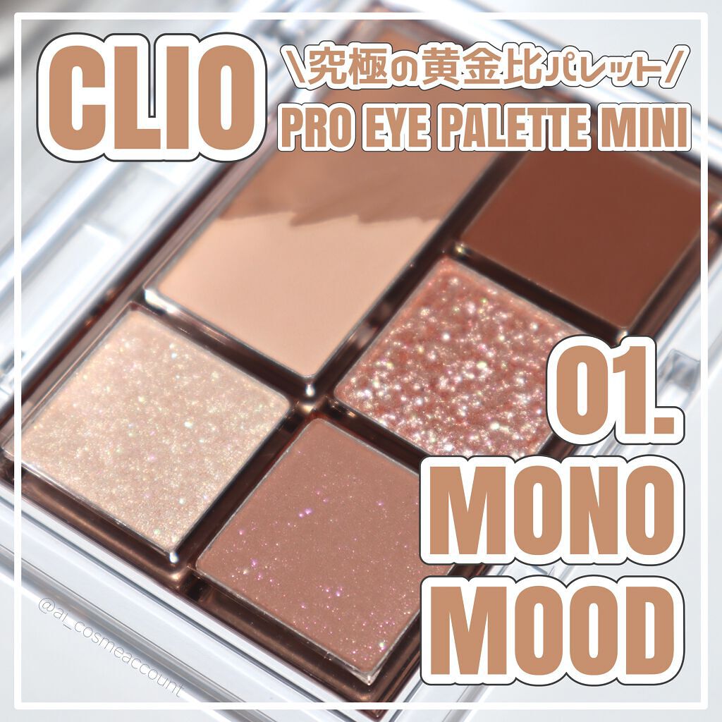 プロ アイパレット ミニ/CLIO/アイシャドウパレットを使ったクチコミ(1枚目)