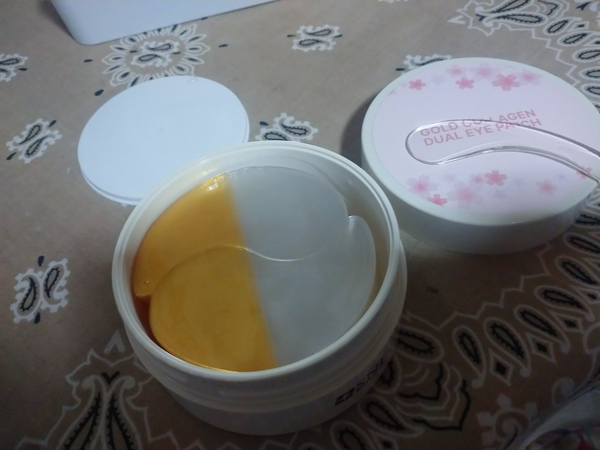 GOLD COLLAGEN DUAL EYE PATCH/SNP/アイケア・アイクリームを使ったクチコミ（2枚目）