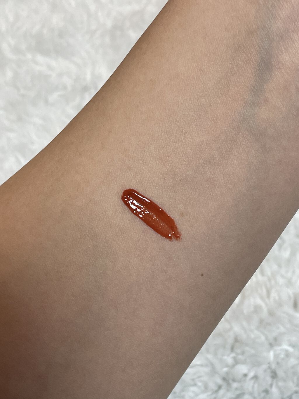 ジューシーラスティングティント/rom&nd/リップティントを使ったクチコミ（3枚目）