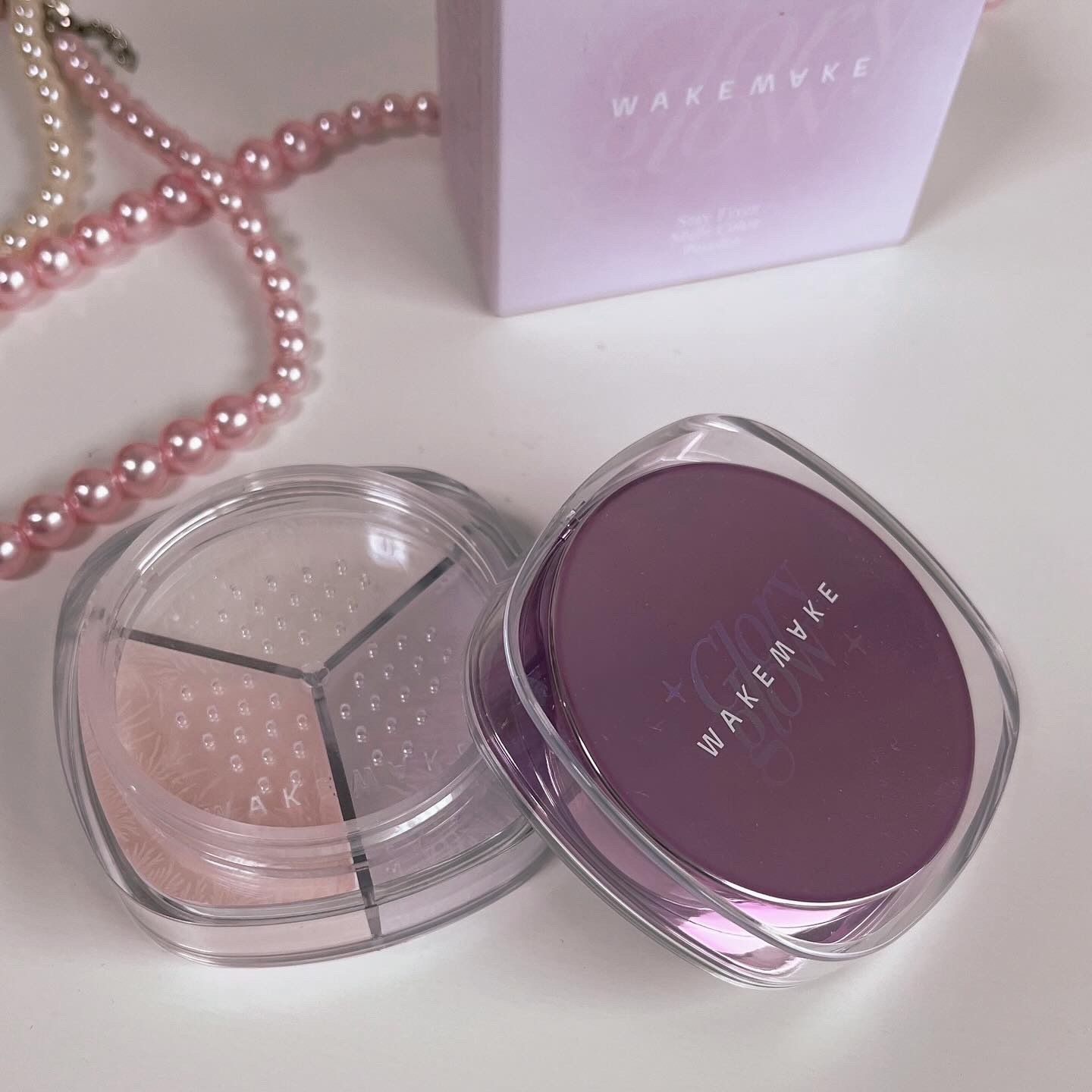 ステイフィクサーマルチカラーパウダー/wakemake/ルースパウダーを使ったクチコミ（1枚目）