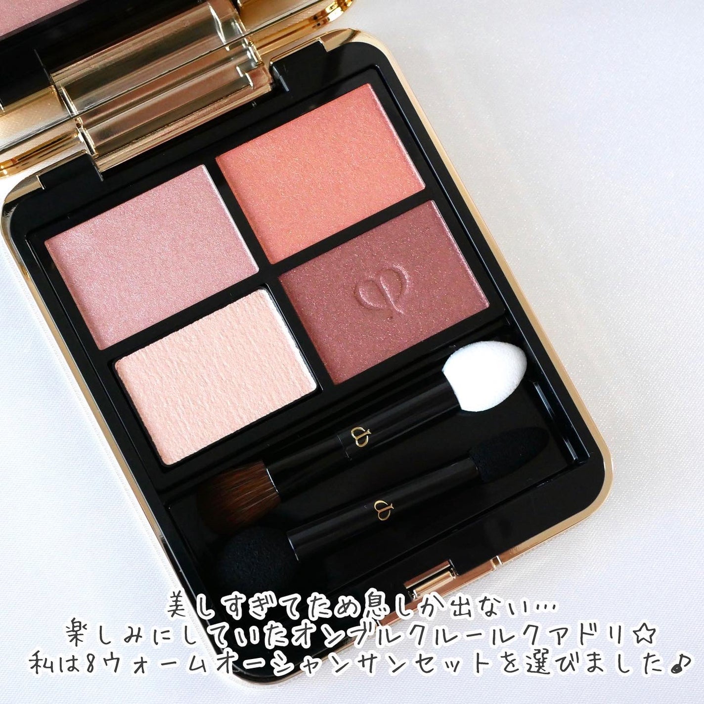 オンブルクルールクアドリ/クレ・ド・ポー ボーテ/アイシャドウパレットを使ったクチコミ(2枚目)