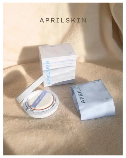 グロー マットクッション/APRILSKIN/クッションファンデーションを使ったクチコミ(3枚目)