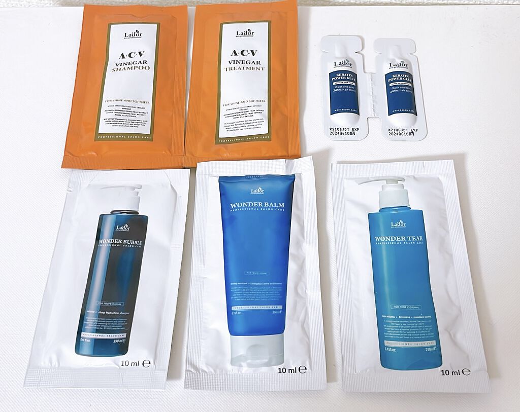 La'dor ACV VINEGAR SHAMPOO／TREATMENTのクチコミ「〈La'dor〉
ACV VINEGAR SHAMPOO 150ml
トリートメント150ml.....」（3枚目）