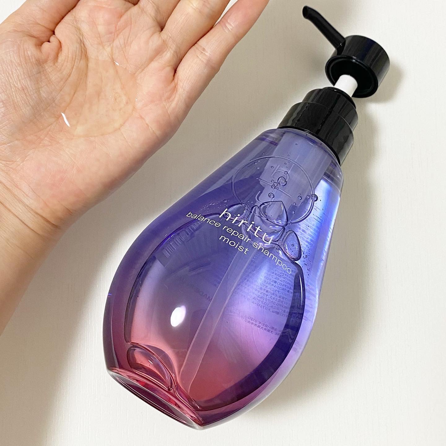 バランスリペア シャンプー/ヘアトリートメント モイスト/hiritu/市販シャンプーを使ったクチコミ（2枚目）