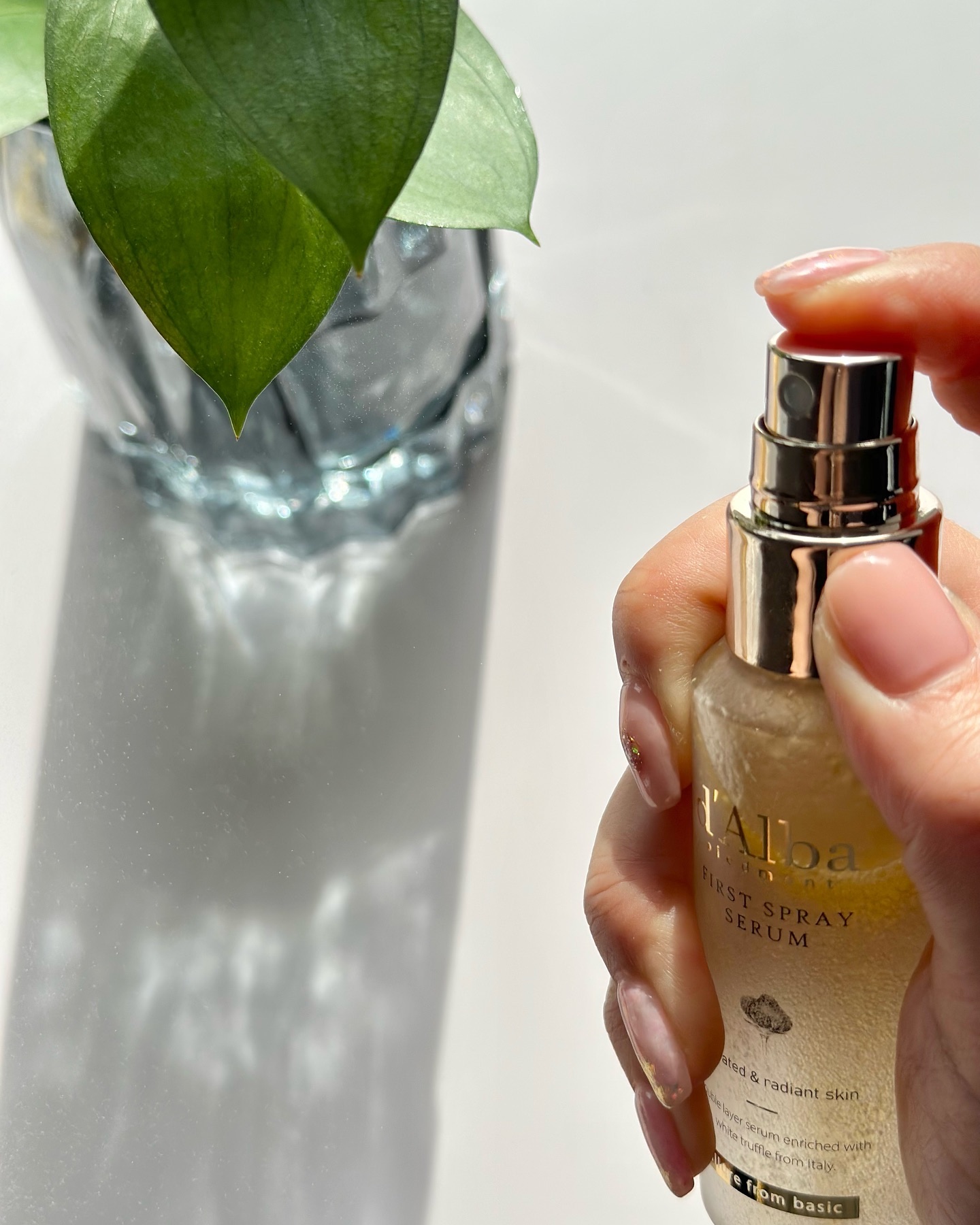 ダルバ ホワイトトリュフファーストスプレーセラム/ダルバ/ミスト状化粧水を使ったクチコミ（3枚目）