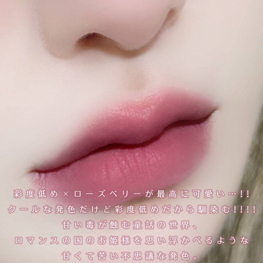 rom&nd ブラーファッジティント/rom&nd/リップティントを使ったクチコミ(4枚目)