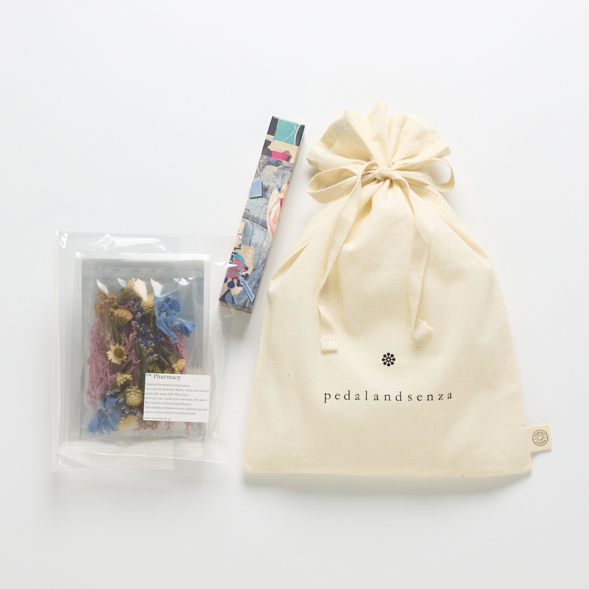 Pedal & Senza Hand Cream & Post Flower Gift Set  〈doux 〉