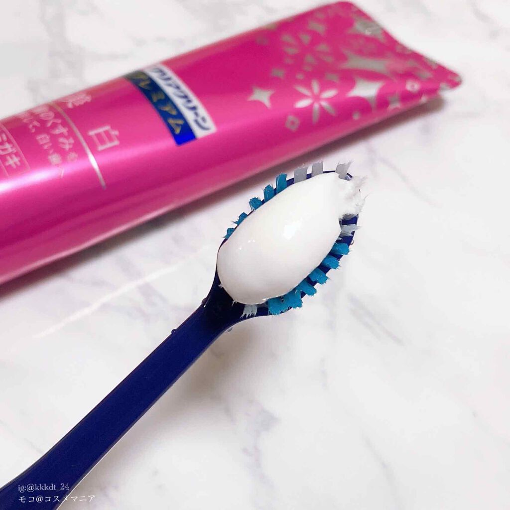 クリアクリーン プレミアム 美白(薬用ハミガキ)/クリアクリーン/歯磨き粉を使ったクチコミ(4枚目)