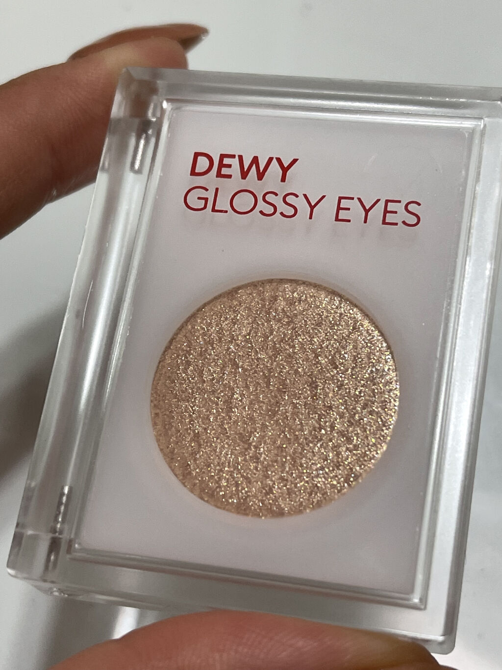 デューイグロッシーアイズ ハニーゴールド/MISSHA/ジェル・クリームアイシャドウを使ったクチコミ（1枚目）