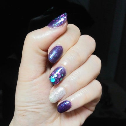 ダイヤモンドネイルポリッシュ/HOMEI/マニキュアを使ったクチコミ(4枚目)