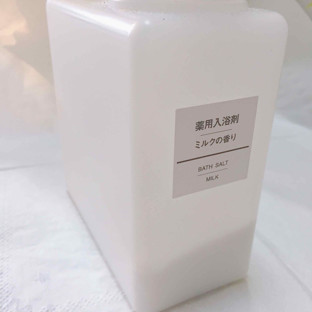薬用入浴剤・ミルクの香り/無印良品/保湿系入浴剤を使ったクチコミ（1枚目）
