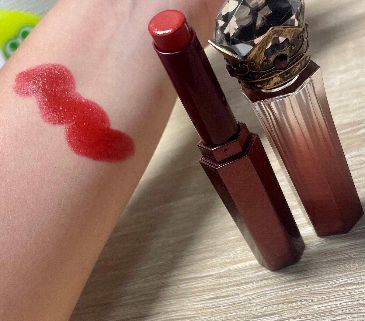 レッドダイヤモンドリップ/人魚之水(LARME DE SIRENE)/口紅を使ったクチコミ(2枚目)