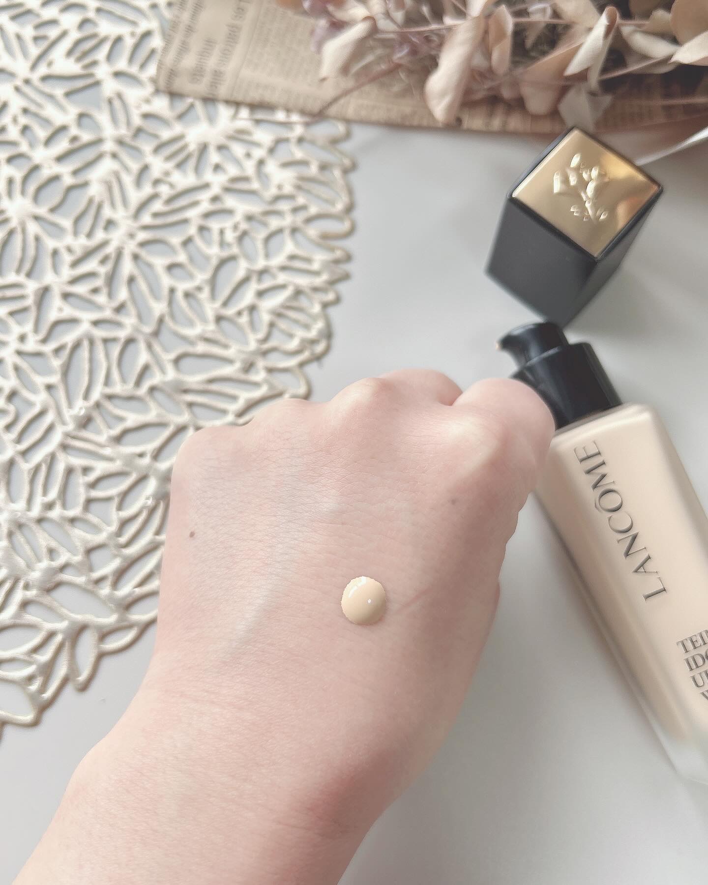 タンイドル ウルトラ ウェア リキッド N/LANCOME/リキッドファンデーションを使ったクチコミ（3枚目）