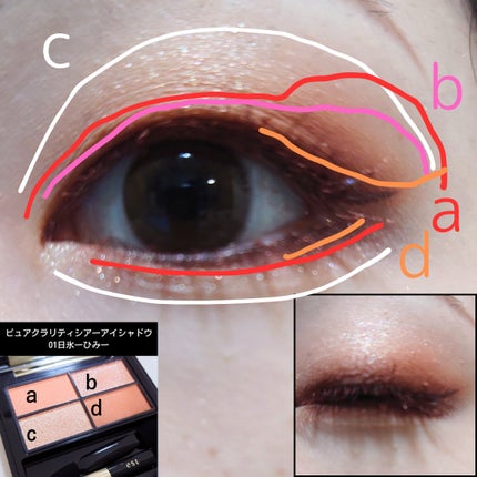 ピュア クラリティ シアー アイシャドウ/est/アイシャドウパレットを使ったクチコミ(7枚目)