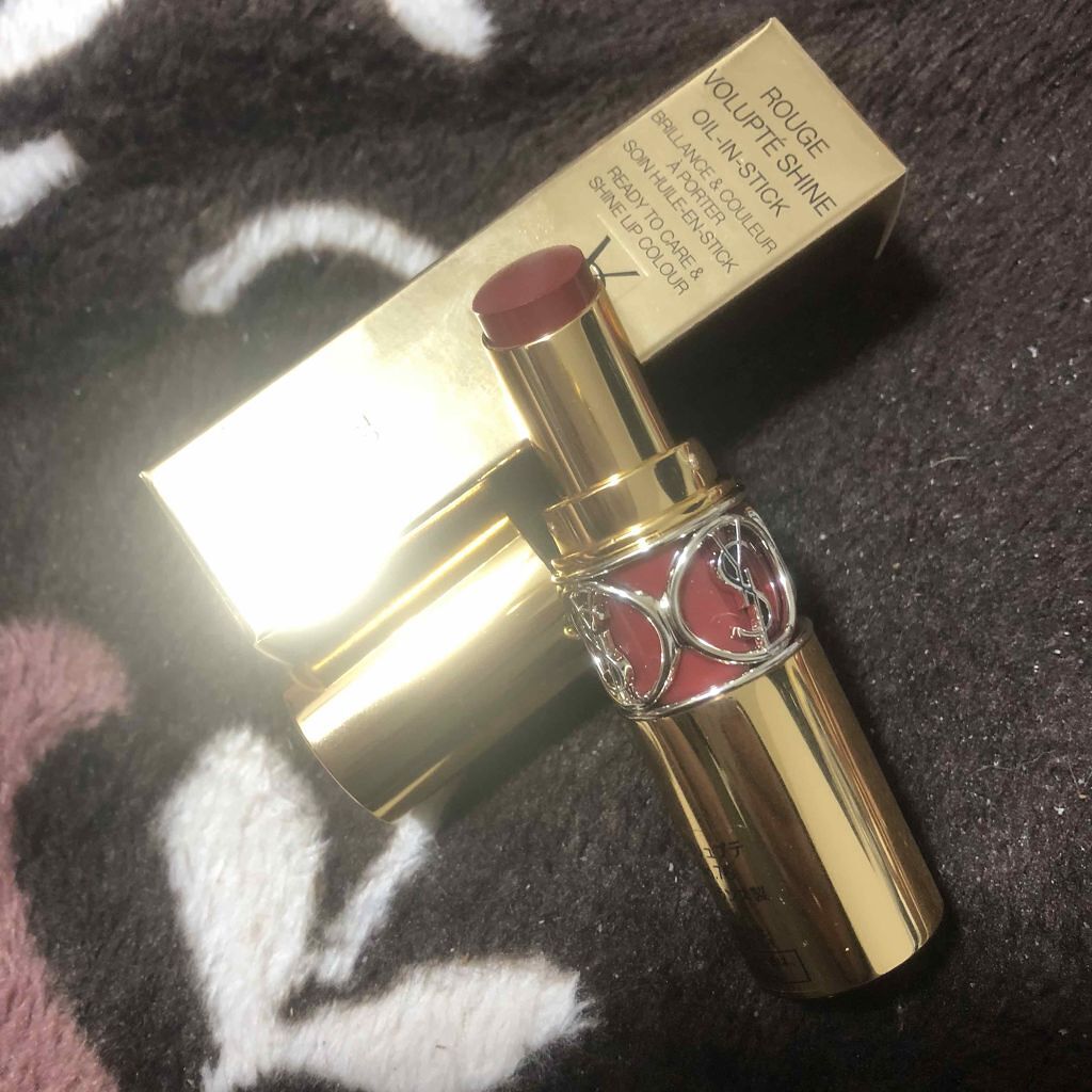 ルージュ ヴォリュプテ シャイン/YVES SAINT LAURENT BEAUTE/口紅を使ったクチコミ(1枚目)