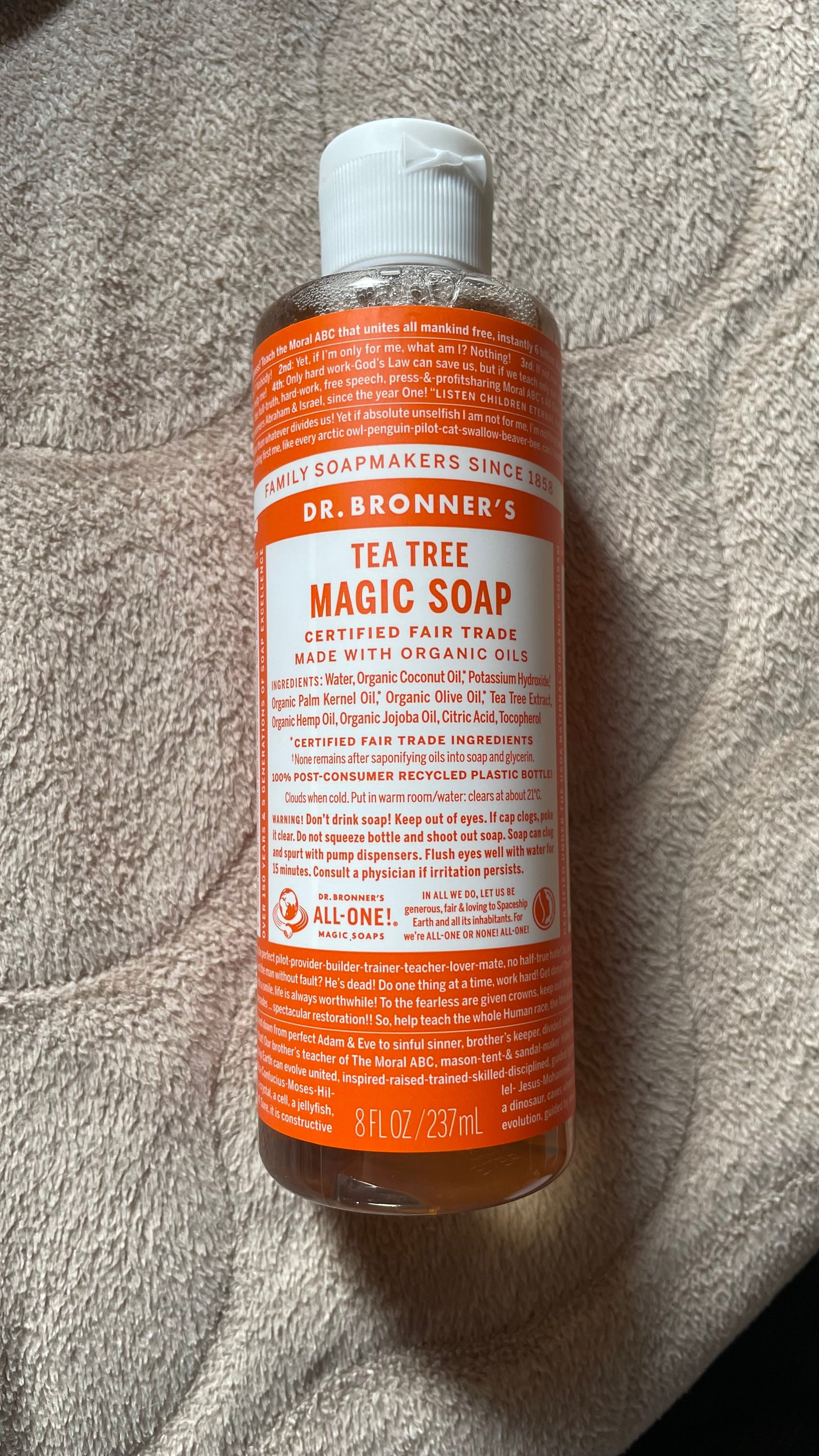 マジックソープ ティートゥリー/ドクターブロナー/ボディソープを使ったクチコミ(1枚目)
