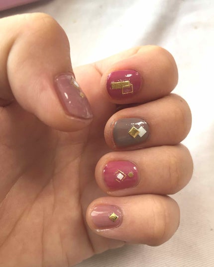 サンリオネイル/DAISO/マニキュアを使ったクチコミ(2枚目)