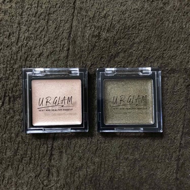 UR GLAM　POWDER EYESHADOW ゴールド/U R GLAM/シングルアイシャドウを使ったクチコミ（1枚目）