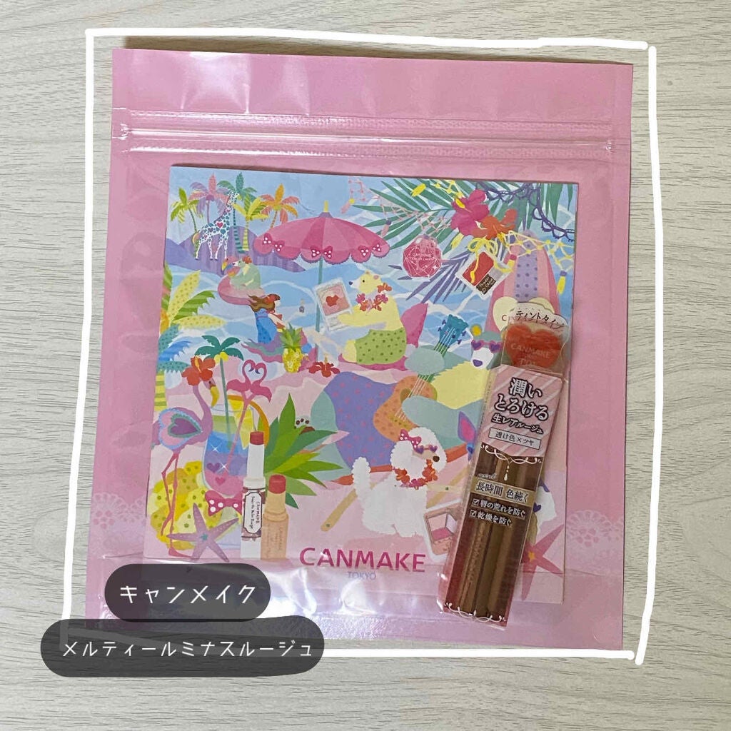 メルティールミナスルージュ(ティントタイプ)/キャンメイク/リップティントを使ったクチコミ(1枚目)