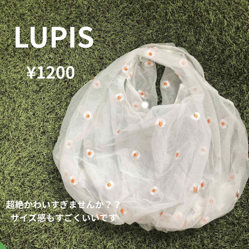 フラワードットチュールハンドバッグ/ホワイト/LUPIS/その他を使ったクチコミ(1枚目)