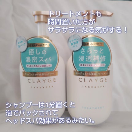 シャンプー/トリートメント SR/CLAYGE/市販シャンプーを使ったクチコミ(3枚目)