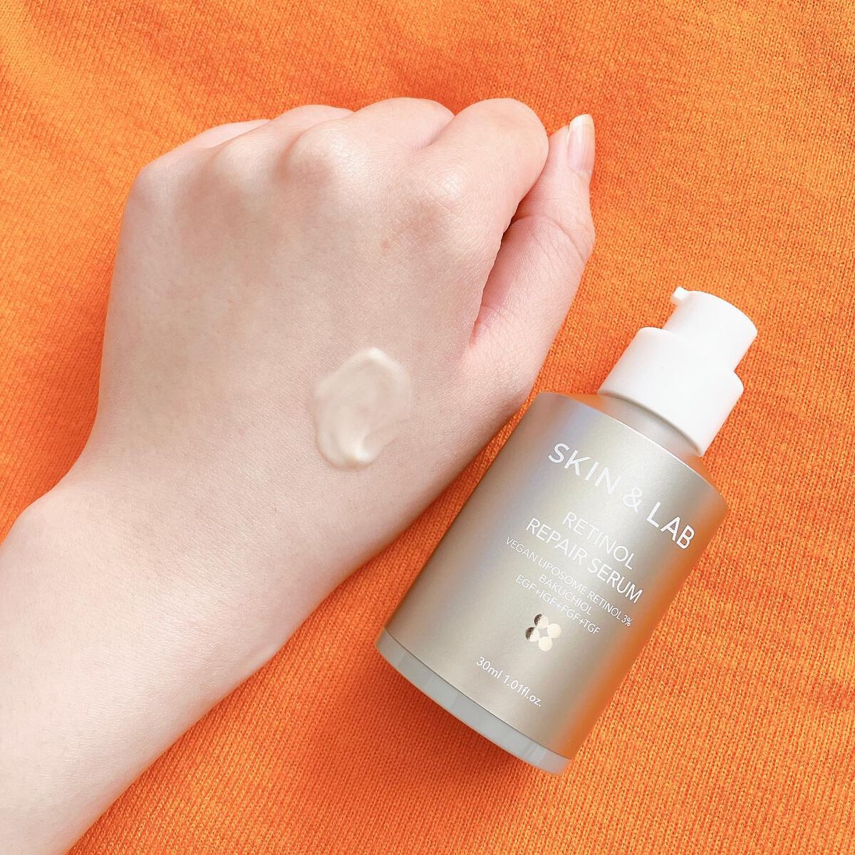 ヴィーガンリポソームレチノールセラム/SKIN&LAB/美容液を使ったクチコミ(5枚目)