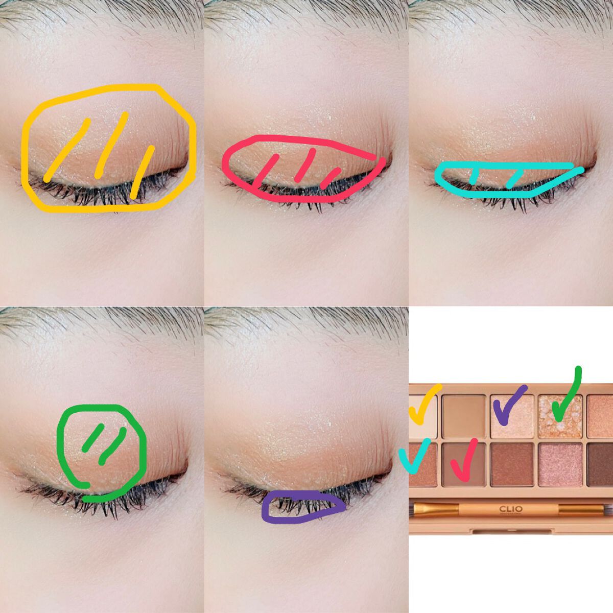 プロ アイ パレット/CLIO/アイシャドウパレットを使ったクチコミ(2枚目)