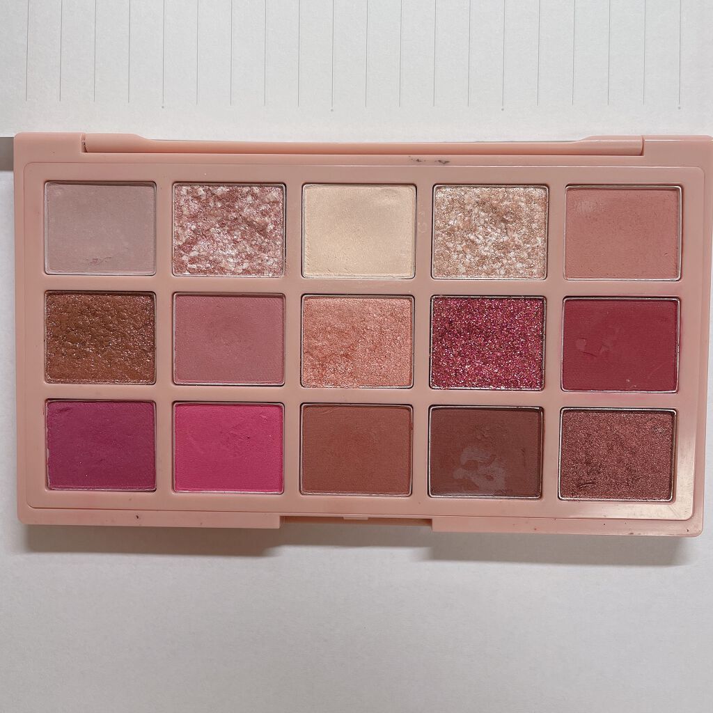プレイカラーアイパレット ローズボム/ETUDE/アイシャドウパレットを使ったクチコミ（3枚目）